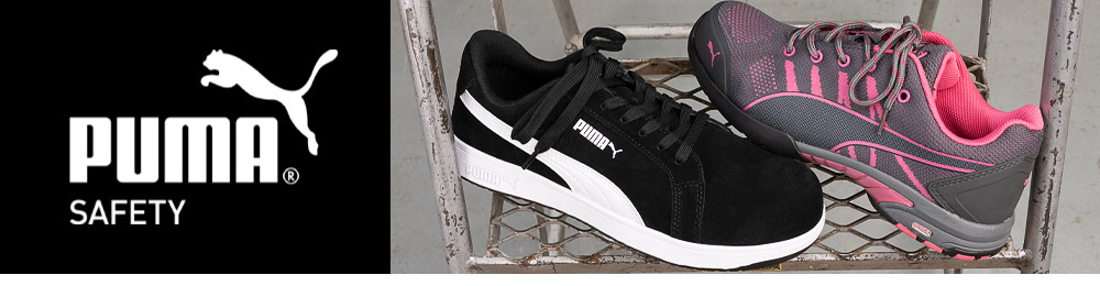 Puma safety shoes for men and women.