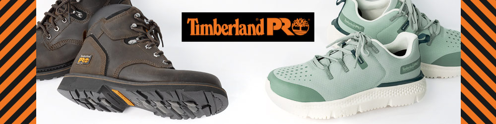 Timberland Pro work boots and shoes for women and men. Steel Toe, Soft Toe, Composite Toe and more.